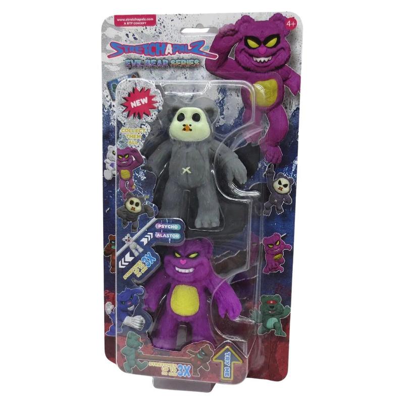 Boneco Stretchapalz que Estica Evil Bear Alastor e Psycho - Sunny
